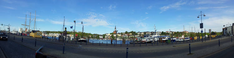 Panorama: Flensburger Hafen Ostseite