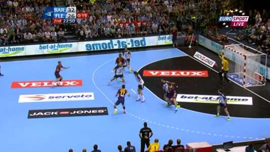 Handball Champions-League 2014 Halbfinale Flensburg - Barcelona